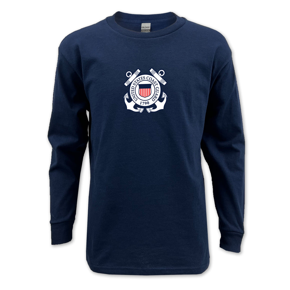 Coast Guard Youth Logo Long Sleeve T-Shirt