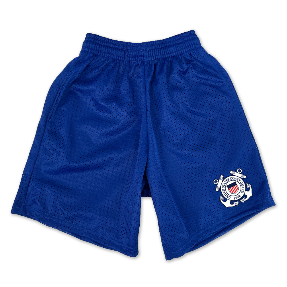 Coast Guard Youth Seal Logo Mesh Shorts