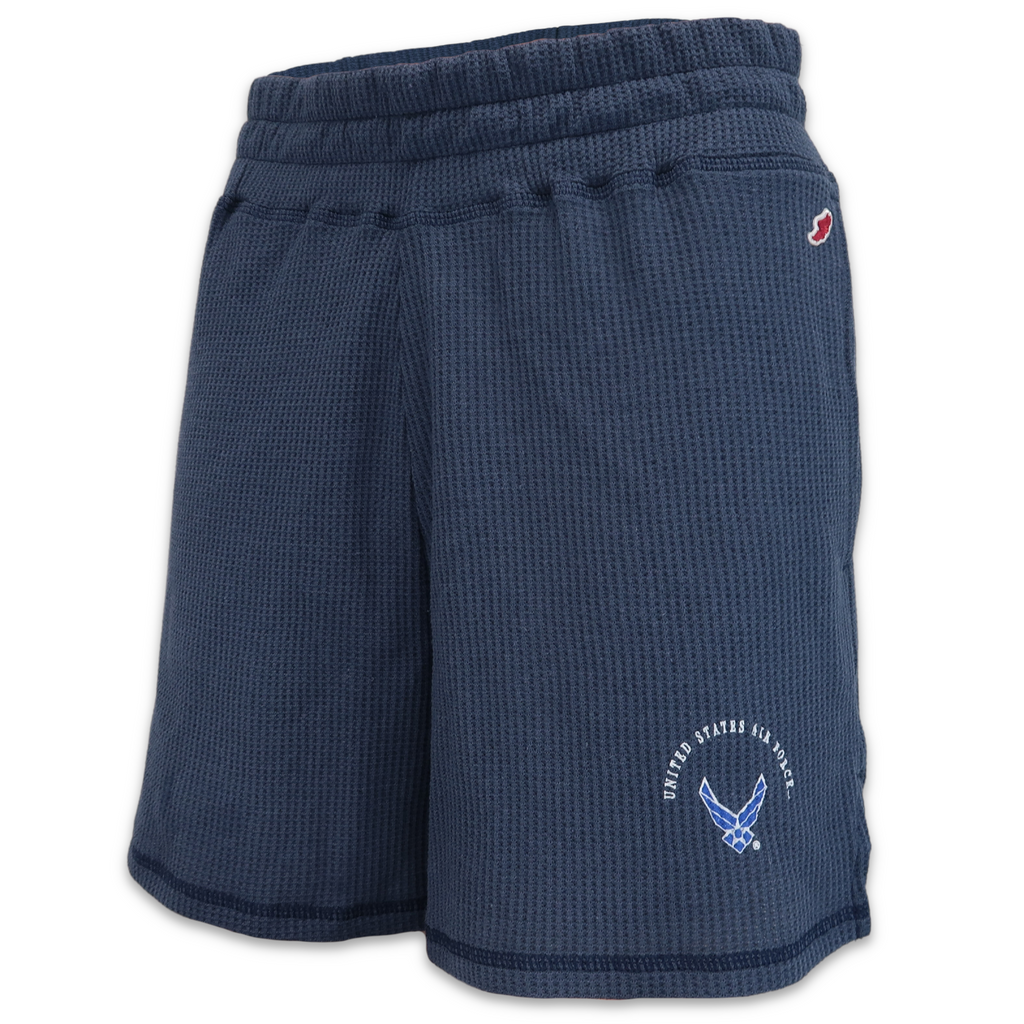 Air Force Ladies Waffle Short (Navy)