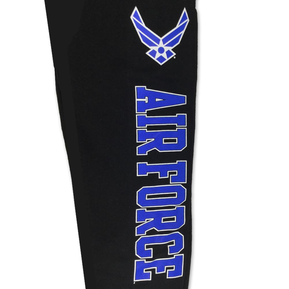 AIR FORCE CHAMPION FLEECE BANDED SWEATPANTS (BLACK) 2