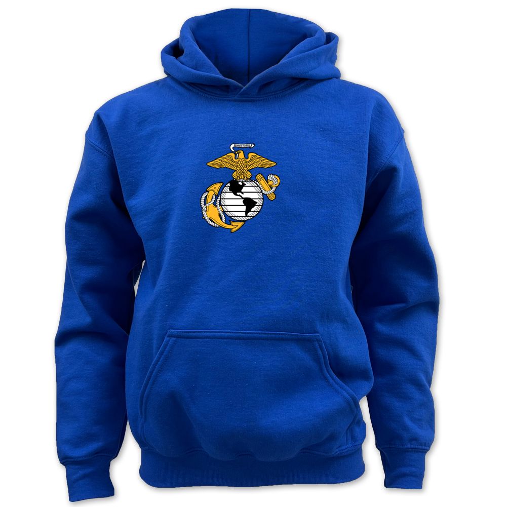 Marines Youth EGA Logo Hood