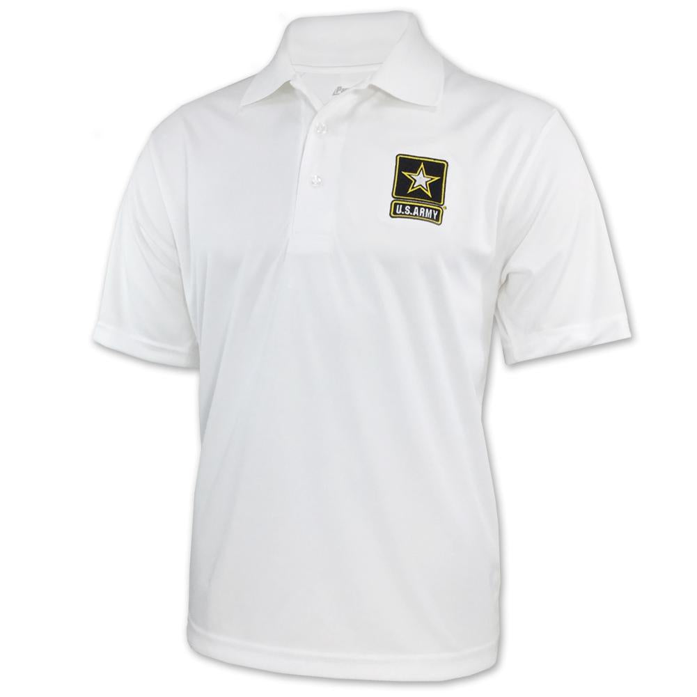 ARMY PERFORMANCE POLO (WHITE) 4