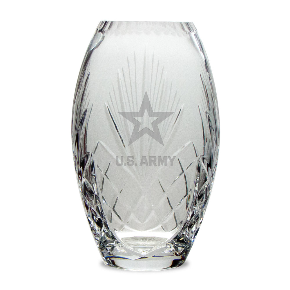 Army Star Full Leaded Crystal Vase*