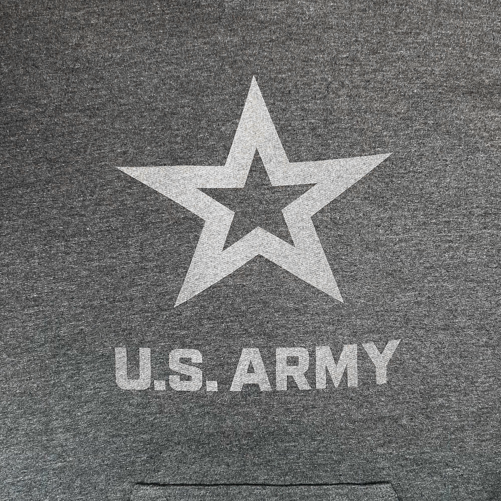 Army Reflective Logo Hood (Charcoal)