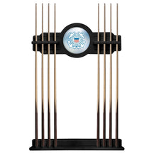 Load image into Gallery viewer, Coast Guard Seal Solid Wood Cue Rack*