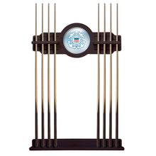 Load image into Gallery viewer, Coast Guard Seal Solid Wood Cue Rack*