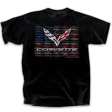 Load image into Gallery viewer, Corvette Flag T-Shirt (Black)