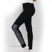 Load image into Gallery viewer, MARINES LADIES LOVE &#39;EM LONGER LEGGINGS (BLACK) 3