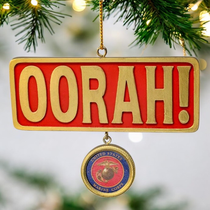 Marine Corps Oorah Ornament