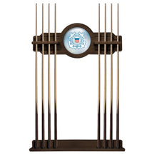 Load image into Gallery viewer, Coast Guard Seal Solid Wood Cue Rack*