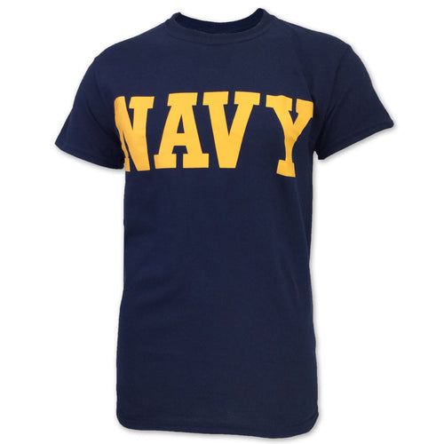 Navy Core T-Shirt (Navy/Gold)