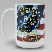 Load image into Gallery viewer, Navy Dad Coffee Mug