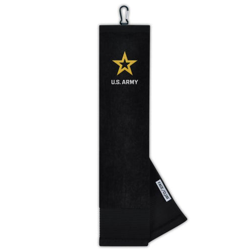 U.S. Army Star Face/Club Golf Towel (Black)