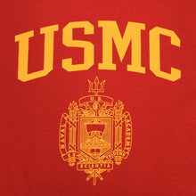 Load image into Gallery viewer, USMC Naval Academy Crest T-Shirt (Red)