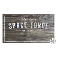 Load image into Gallery viewer, United States Space Force Woodgrain Indoor Outdoor (11x20)*