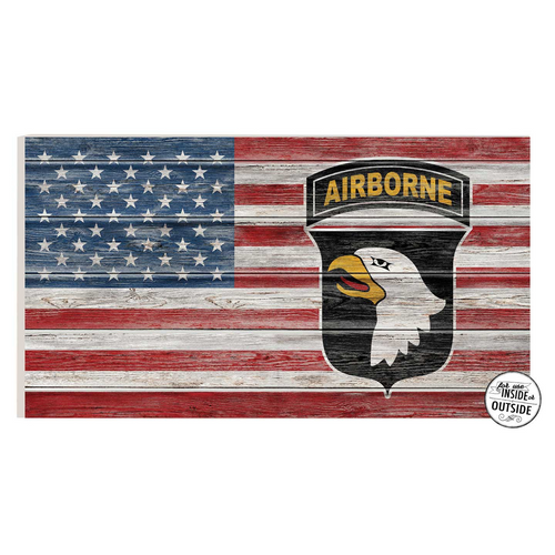 United States Army 101st Flag Indoor Outdoor (11x20)*