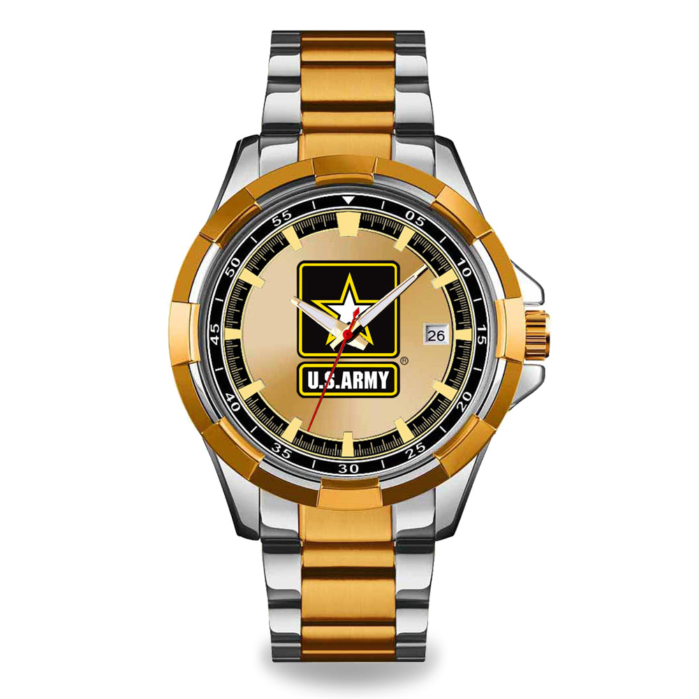 army-star-two-tone-watch-silver-gold