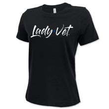 Load image into Gallery viewer, Air Force Lady Vet Full Chest Logo Ladies T-Shirt