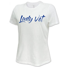 Load image into Gallery viewer, Air Force Lady Vet Full Chest Logo Ladies T-Shirt