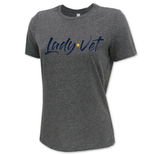 Load image into Gallery viewer, Navy Lady Vet Full Chest Logo Ladies T-Shirt