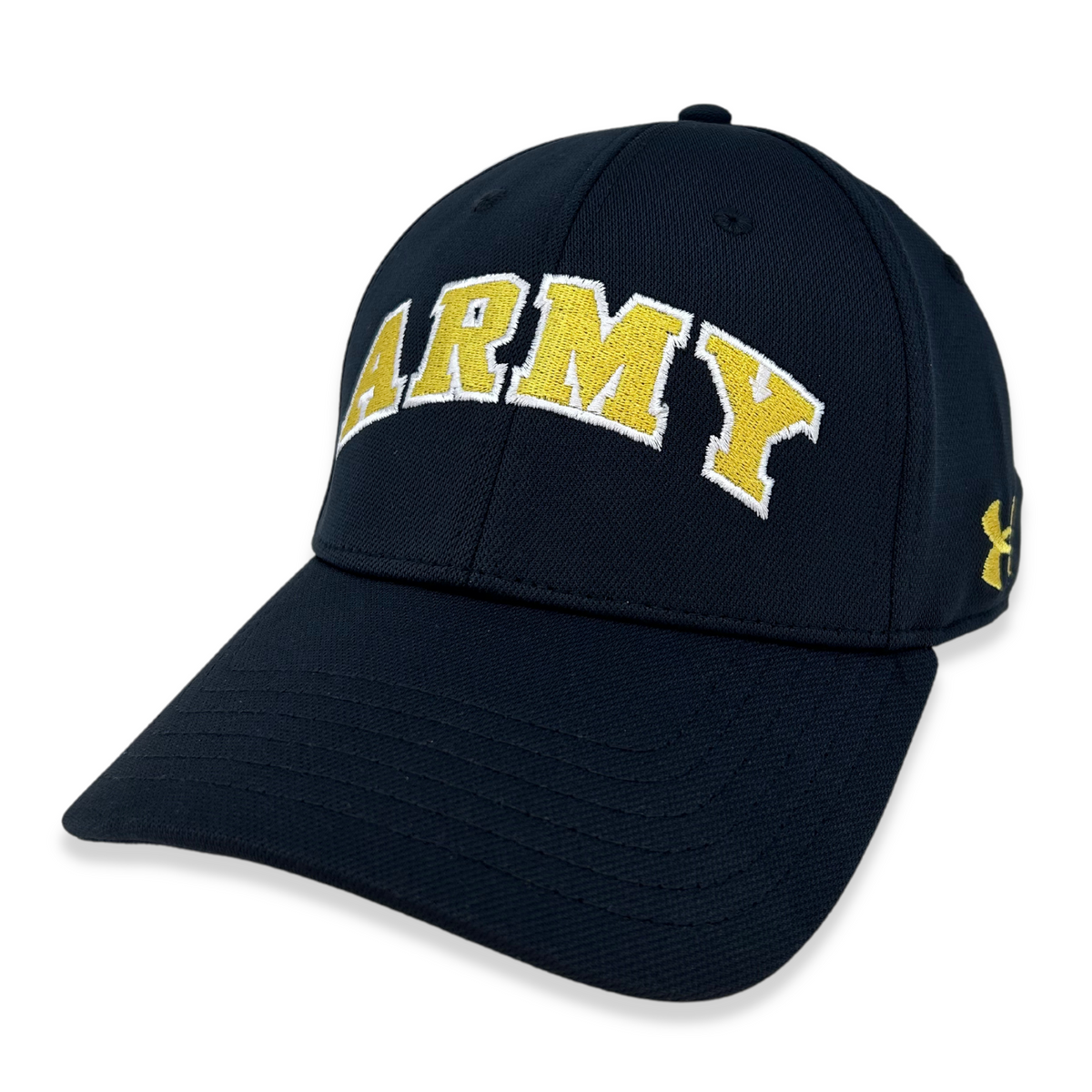 Army Under Armour Blitzing Flex Fit Hat (Black), M/L