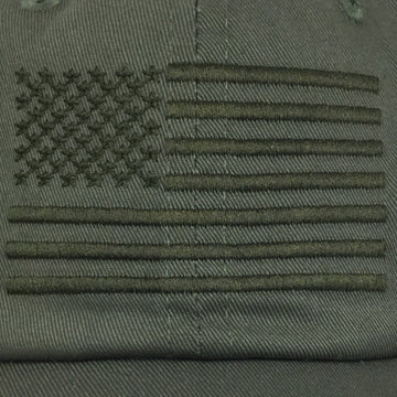 American Flag Hat (OD Green)