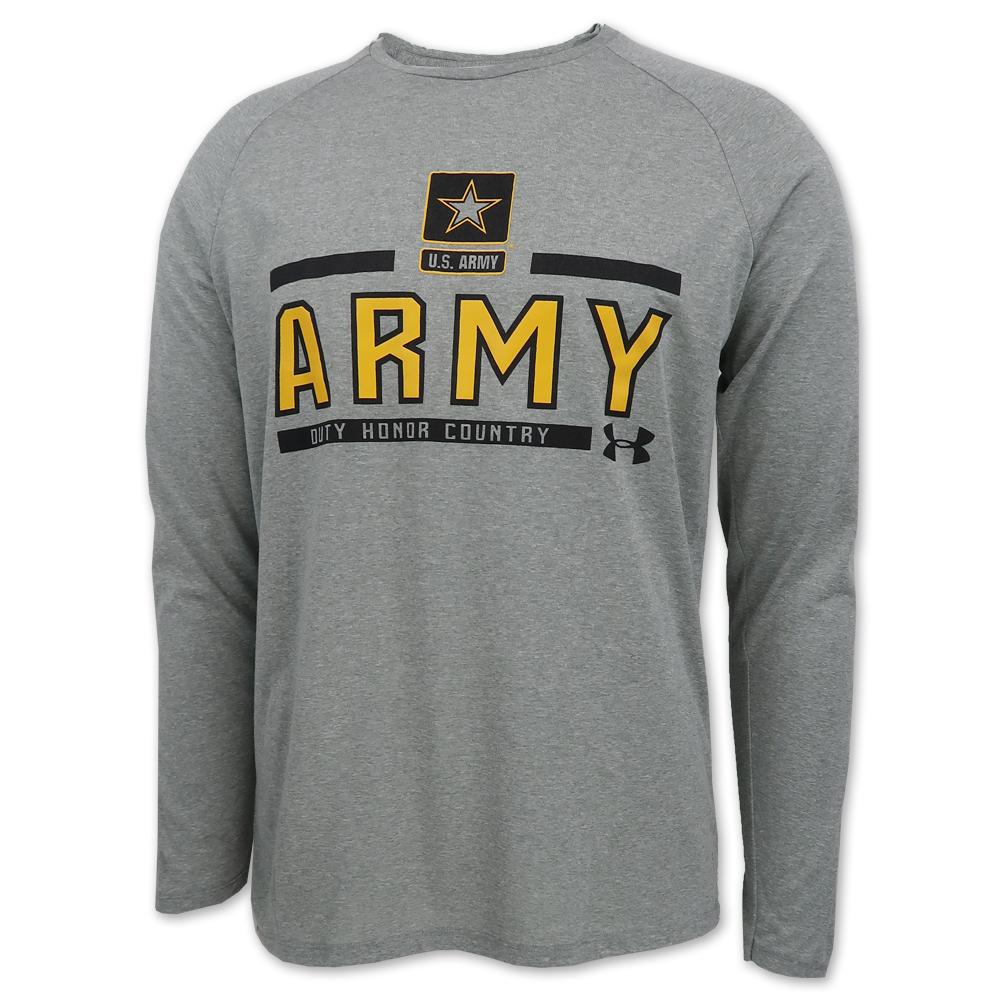Men's Under Armour Baseball Hall of Fame Armed Services Members Light Grey  T-Shirt