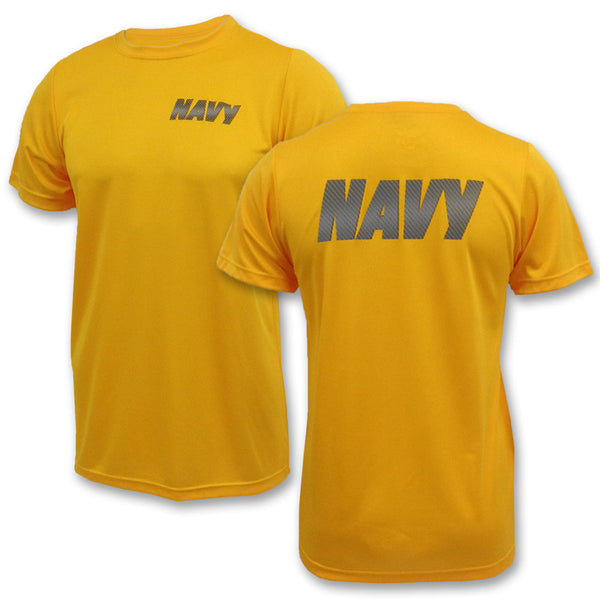 Navy and yellow top online